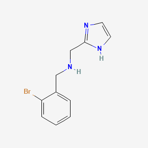 [(2-Bromophenyl)methyl](1H-imidazol-2-ylmethyl)amine