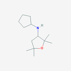 N-Cyclopentyl-2,2,5,5-tetramethyloxolan-3-amine