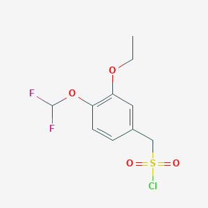 [4-(Difluoromethoxy)-3-ethoxyphenyl]methanesulfonyl chloride