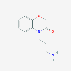 4-(3-Aminopropyl)-3,4-dihydro-2H-1,4-benzoxazin-3-one