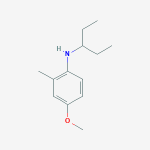 4-Methoxy-2-methyl-N-(pentan-3-yl)aniline