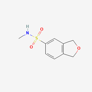 N-Methyl-1,3-dihydro-2-benzofuran-5-sulfonamide