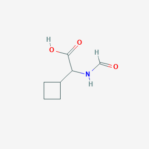 2-Cyclobutyl-2-formamidoacetic acid