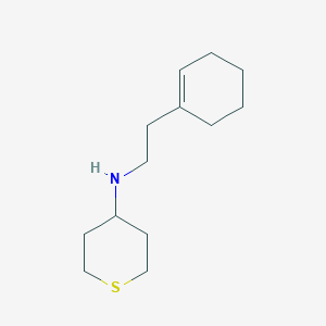 N-[2-(Cyclohex-1-en-1-yl)ethyl]thian-4-amine