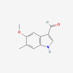 5-methoxy-6-methyl-1H-indole-3-carbaldehyde