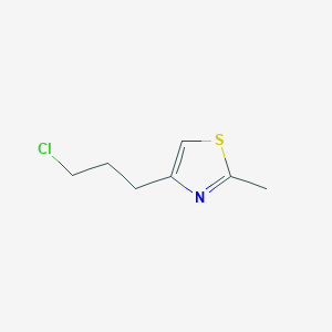 4-(3-Chloropropyl)-2-methyl-1,3-thiazole