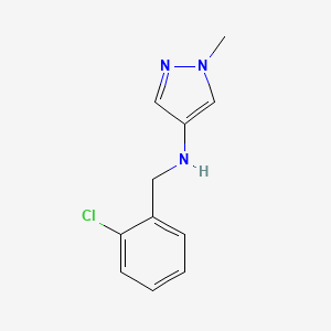 N-[(2-Chlorophenyl)methyl]-1-methyl-1H-pyrazol-4-amine