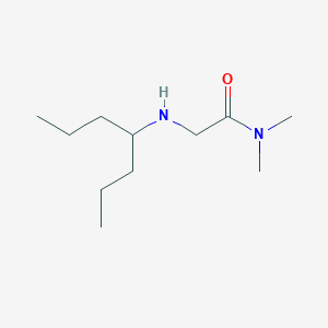 2-[(Heptan-4-yl)amino]-N,N-dimethylacetamide