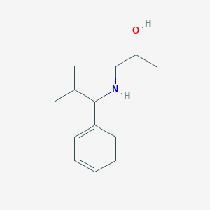 1-[(2-Methyl-1-phenylpropyl)amino]propan-2-ol