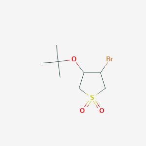 3-Bromo-4-(tert-butoxy)-1lambda6-thiolane-1,1-dione