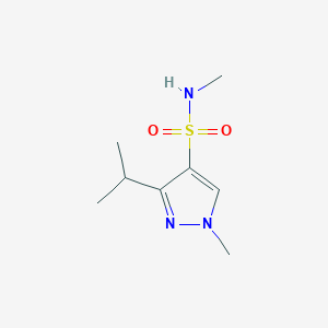 N,1-Dimethyl-3-(propan-2-yl)-1H-pyrazole-4-sulfonamide