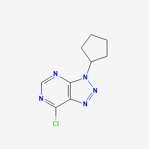 7-chloro-3-cyclopentyl-3H-[1,2,3]triazolo[4,5-d]pyrimidine