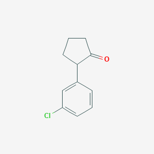 2-(3-Chlorophenyl)cyclopentan-1-one