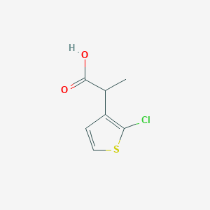 2-(2-Chlorothiophen-3-yl)propanoic acid