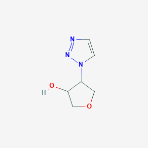 4-(1H-1,2,3-triazol-1-yl)oxolan-3-ol