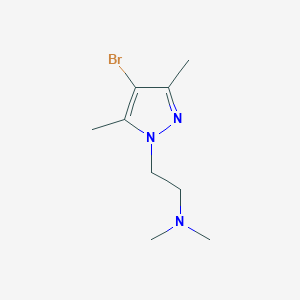 N-[2-(4-bromo-3,5-dimethyl-1H-pyrazol-1-yl)ethyl]-N,N-dimethylamine