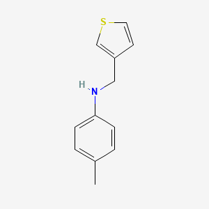 4-methyl-N-(thiophen-3-ylmethyl)aniline