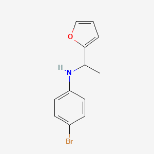 4-bromo-N-[1-(furan-2-yl)ethyl]aniline