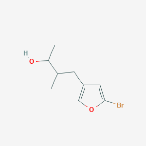 4-(5-Bromofuran-3-yl)-3-methylbutan-2-ol