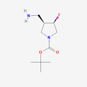 tert-Butyl (3R,4R)-3-(aminomethyl)-4-fluoropyrrolidine-1-carboxylate