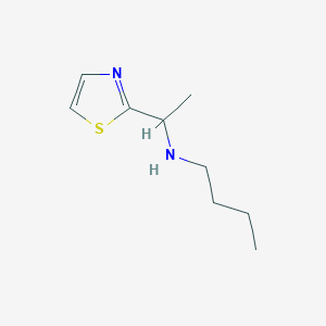 Butyl[1-(1,3-thiazol-2-yl)ethyl]amine