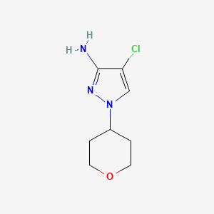 4-chloro-1-(oxan-4-yl)-1H-pyrazol-3-amine