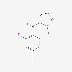 N-(2-Fluoro-4-methylphenyl)-2-methyloxolan-3-amine