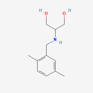 2-{[(2,5-Dimethylphenyl)methyl]amino}propane-1,3-diol