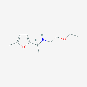 (2-Ethoxyethyl)[1-(5-methylfuran-2-yl)ethyl]amine