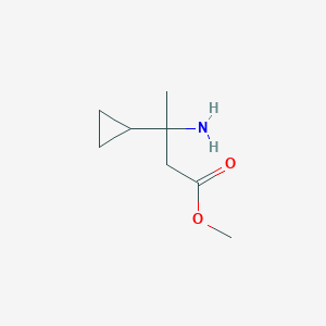 Methyl 3-amino-3-cyclopropylbutanoate