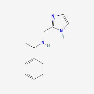 (1H-Imidazol-2-ylmethyl)(1-phenylethyl)amine