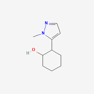 2-(1-methyl-1H-pyrazol-5-yl)cyclohexan-1-ol