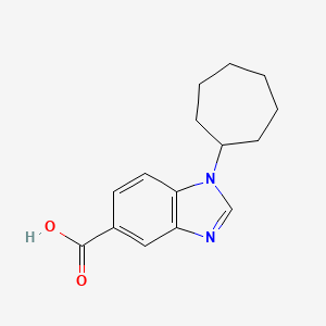 1-cycloheptyl-1H-benzimidazole-5-carboxylic acid