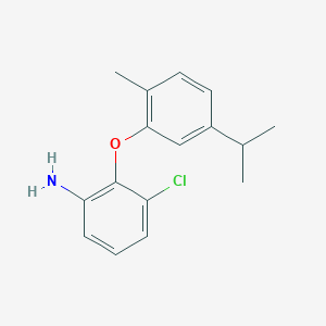 3-Chloro-2-(5-isopropyl-2-methylphenoxy)aniline