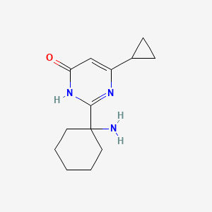 2-(1-Aminocyclohexyl)-6-cyclopropyl-3,4-dihydropyrimidin-4-one