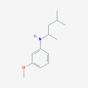 3-methoxy-N-(4-methylpentan-2-yl)aniline