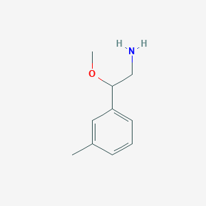 2-Methoxy-2-(3-methylphenyl)ethan-1-amine