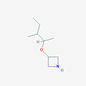 3-[(3-Methylpentan-2-yl)oxy]azetidine