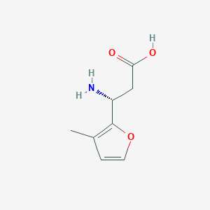 (3R)-3-amino-3-(3-methylfuran-2-yl)propanoic acid