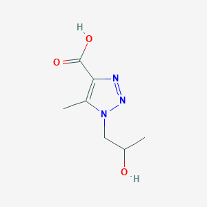 1-(2-hydroxypropyl)-5-methyl-1H-1,2,3-triazole-4-carboxylic acid