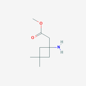 Methyl 2-(1-amino-3,3-dimethylcyclobutyl)acetate