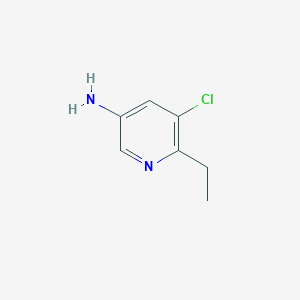 5-Chloro-6-ethylpyridin-3-amine