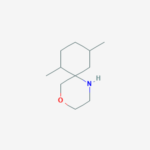 7,10-Dimethyl-4-oxa-1-azaspiro[5.5]undecane