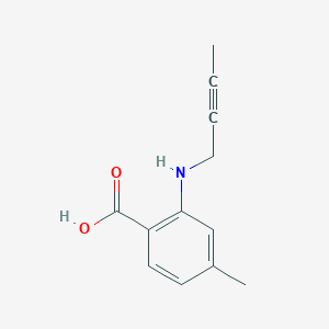 2-[(But-2-yn-1-yl)amino]-4-methylbenzoic acid