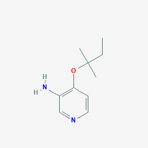 4-[(2-Methylbutan-2-YL)oxy]pyridin-3-amine