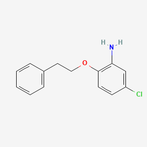5-Chloro-2-(2-phenylethoxy)aniline