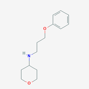 N-(3-phenoxypropyl)oxan-4-amine