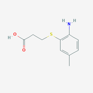 3-((2-Amino-5-methylphenyl)thio)propanoic acid