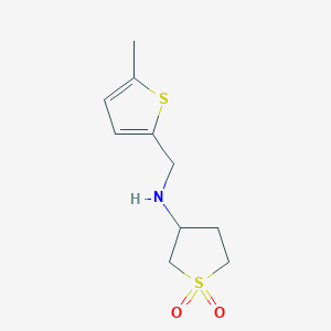 3-(((5-Methylthiophen-2-yl)methyl)amino)tetrahydrothiophene 1,1-dioxide