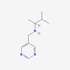 (3-Methylbutan-2-yl)(pyrimidin-5-ylmethyl)amine